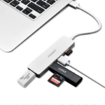 PISEN USB-C to 4xUSB-A 3.0 Charging HUB - TPE Flexible Wire, Light Indicator, Resistant to Pulling and Bending, More Durable, High-Speed Transmission