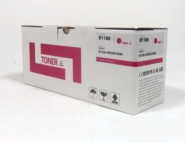 Image of DATA DIRECT Olivetti D Colour M3503 3504 Toner Magenta B1186...
