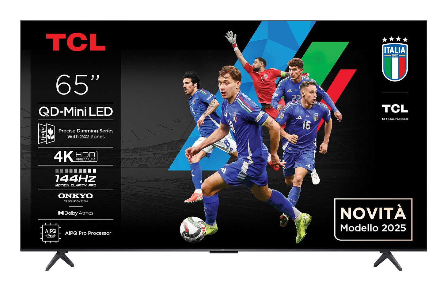 TCL Q6C 65Q6C TV 165.1 cm (65") 4K Ultra HD Smart TV Wi-Fi Metallic