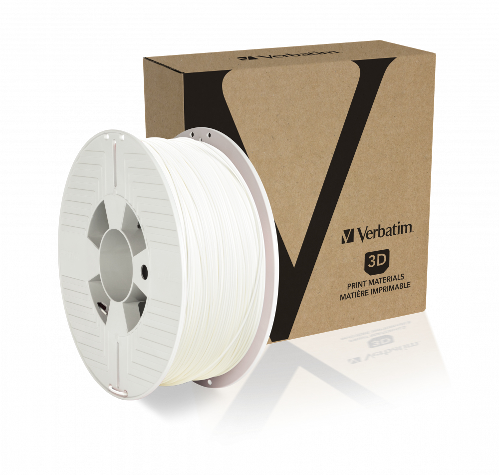 Verbatim 55050 Material för 3D-utskrifter Polyetentereftalatglykol (PETG) Vit 1 kg