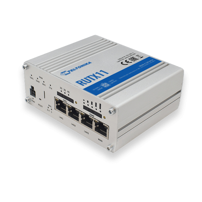 Image of Teltonika RUTX11 wireless router Gigabit Ethernet Dual-band (2.4...
