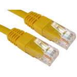 Cables Direct UTP Cat6 20m networking cable Yellow U/UTP (UTP)