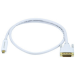 Monoprice Mini Displayport/DVI, 0.9144 m 36" (0.914 m) White