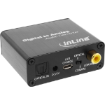 InLine Audio Converter Digital to Analog Toslink & RCA Input to RCA Stereo