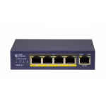 Amer Networks SG4P1AT network switch Unmanaged Gigabit Ethernet (10/100/1000) Power over Ethernet (PoE) Gray
