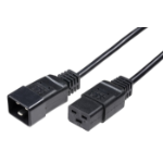 Microconnect 1.0m C19 - C20 Black 1 m C20 coupler C19 coupler