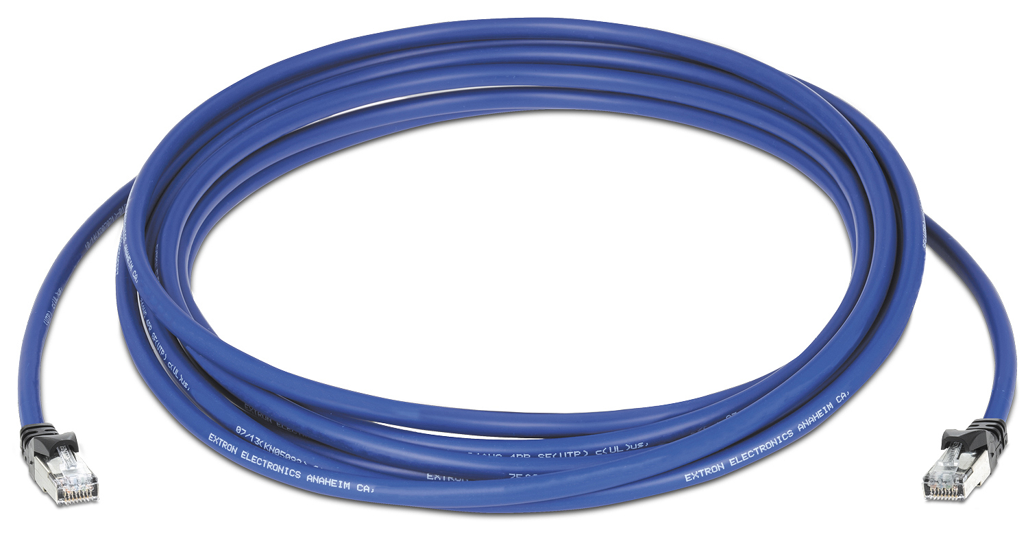 Extron XTP DTP 22P/75 networking cable Blue 22.8 m Cat6a S/FTP (S-STP)