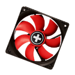 Xilence COO-XPF120.R Computer case Fan 12 cm Black, Red
