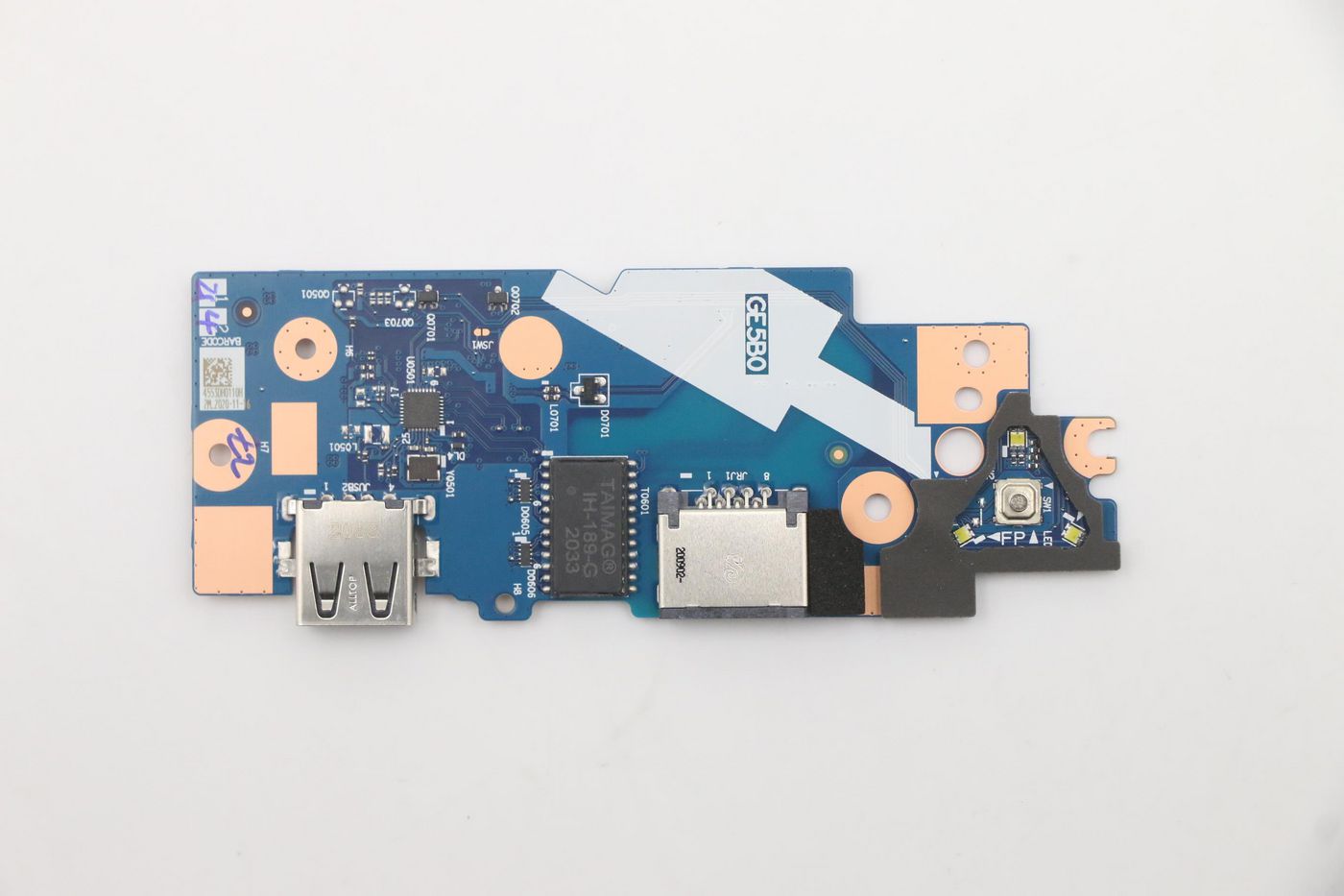 Image of Lenovo Mars1.0 INTEL FRU CARDPOP Mars 1.0 Intel USB Board with FPR...