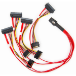 Rocstor Y10C871-RD Serial Attached SCSI (SAS) cable 19.7" (0.5 m) 6 Gbit/s Red