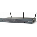 Cisco 888 wireless router Fast Ethernet Black