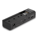 DeLOCK 64252 basisstation voor opslagstations USB 3.2 Gen 2 (3.1 Gen 2) Type-C Zwart