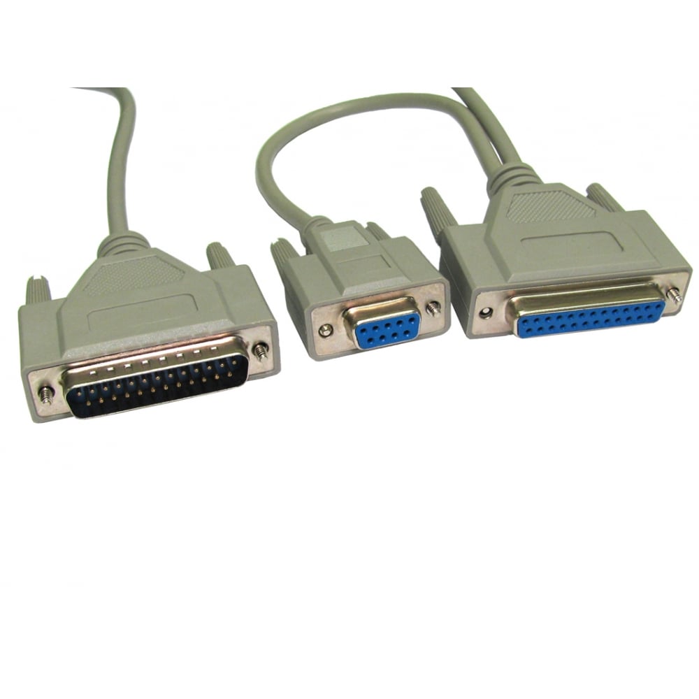 Cables Direct 2M D9f+D25f-D25m Dual Modem B/Q 50