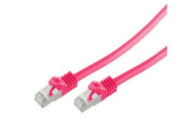 EU Product - RJ45 Patchkabel S/FTP, Cat7 LSZH 7,5M magenta thumbnail