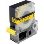 Epson Label Cartridge Pastel LC-6YBP9 Black/Yellow 24mm (9m)