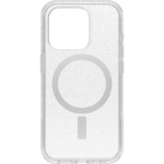 OtterBox Symmetry Series Clear for MagSafe for iPhone 15 Pro, Stardust (Clear Glitter)