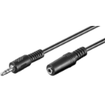 Microconnect AUDLR2 audio cable 2 m 3.5mm Black