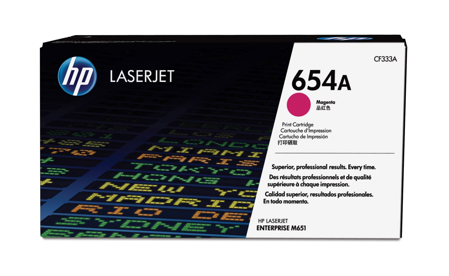 HP CF333A/654A Toner cartridge magenta. 15K pages ISO/IEC 19798 for HP