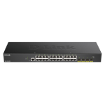 D-Link 24-port Gigabit Smart Managed Switch with 4x 10G SFP+