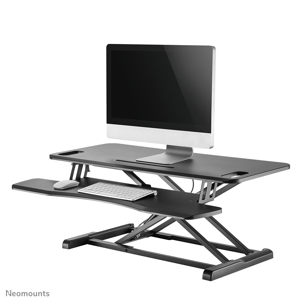 Image of Neomounts sit-stand workstation