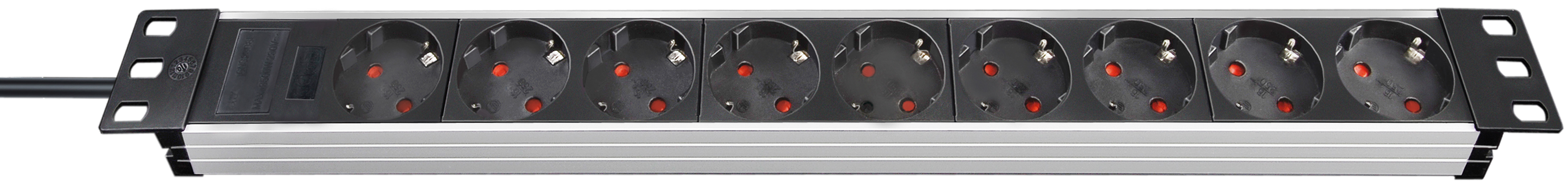 Image of Brennenstuhl 1390007009 power extension 2 m 9 AC outlet(s)...