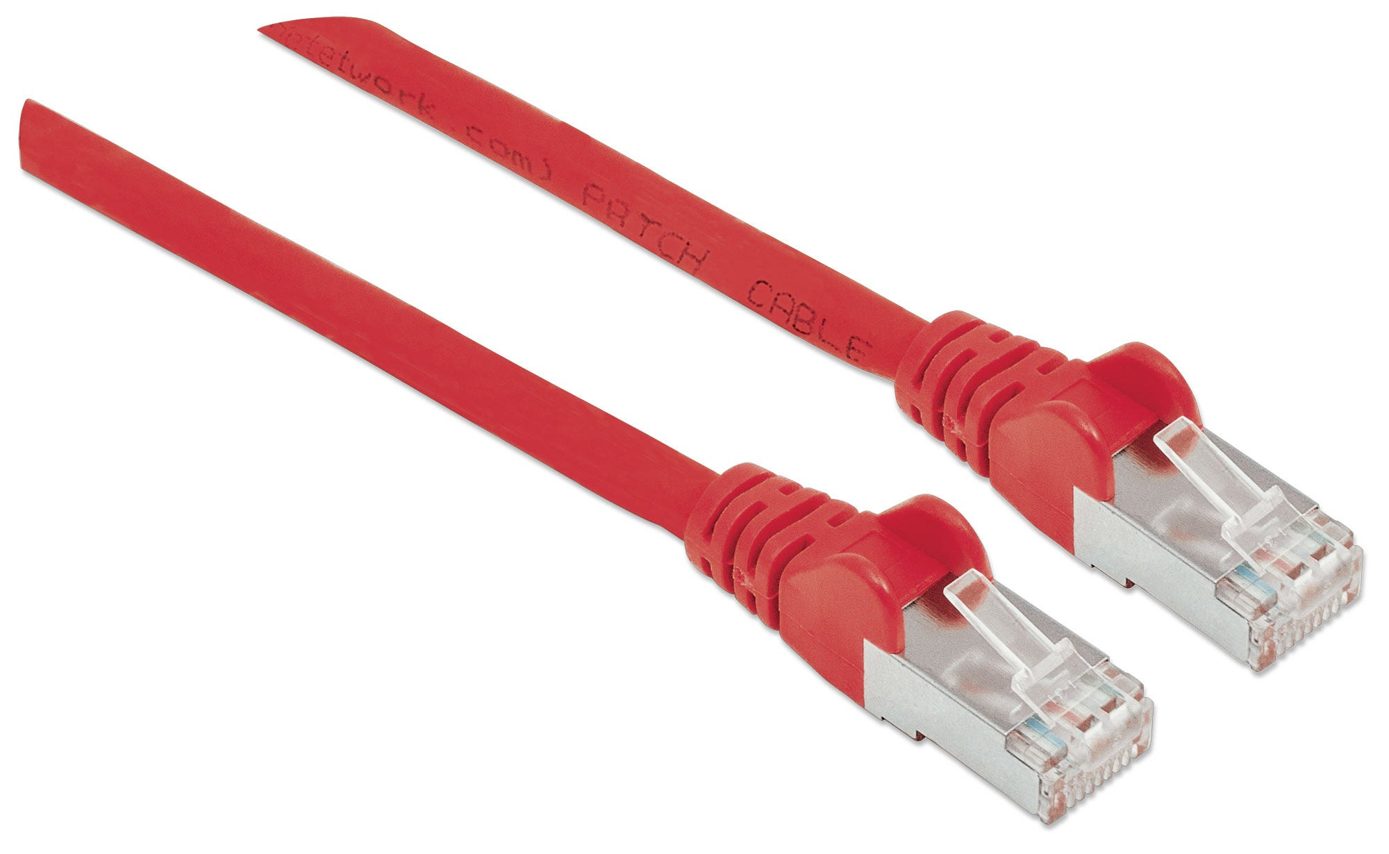 Intellinet Network Patch Cable SF/UTP Polybag PVC 1 m CCA Pink Gold Plated Contacts Snagless Booted Cat5e