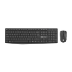 NATEC SQUID keyboard Mouse included Home/Office USB QWERTY US International Black