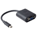 DELL Mini DisplayPort/VGA VGA (D-Sub) Black