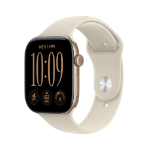 Apple Watch Series 12 GPS 46mm Light Gold Aluminium Case with Sand Sport Band - M/L