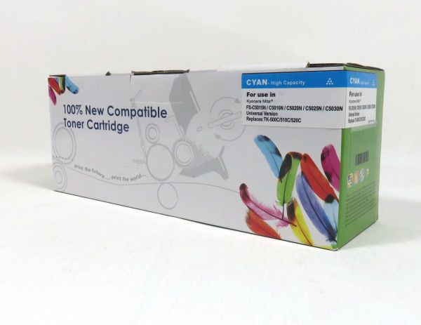 Data Direct Kyocera 5015 20 25 Toner Cyan Compatible TK510C TK520C