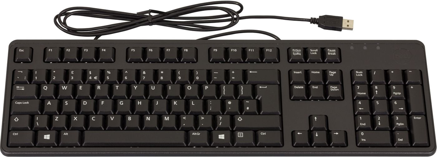 DELL USB Slim QuietKey Keyboard (UK)