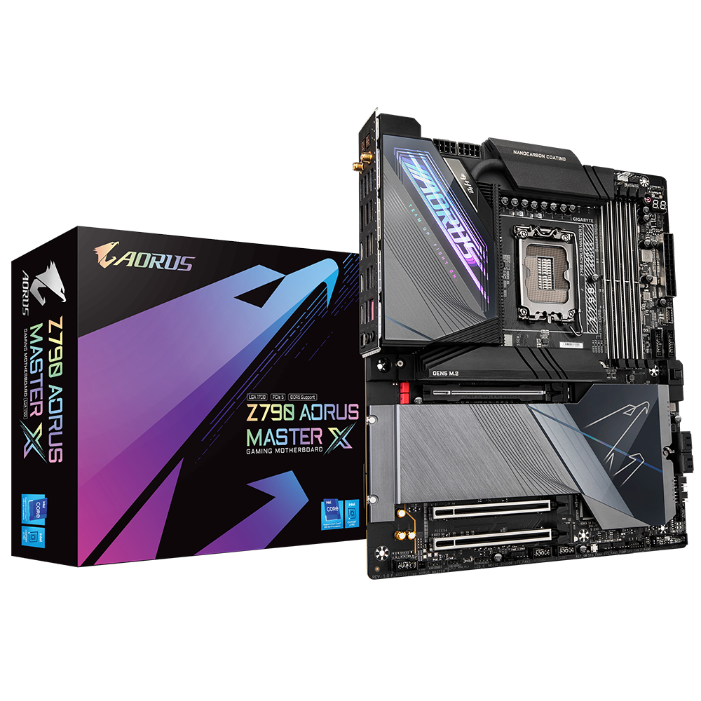 Image of AORUS Z790 MASTER X motherboard Intel Z790 LGA 1700 Extended ATX