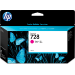 HP F9J66A/728 Ink cartridge magenta 130ml for HP DesignJet T 730/830