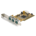StarTech.com 3 Port PCI Adapter Card interface cards/adapter
