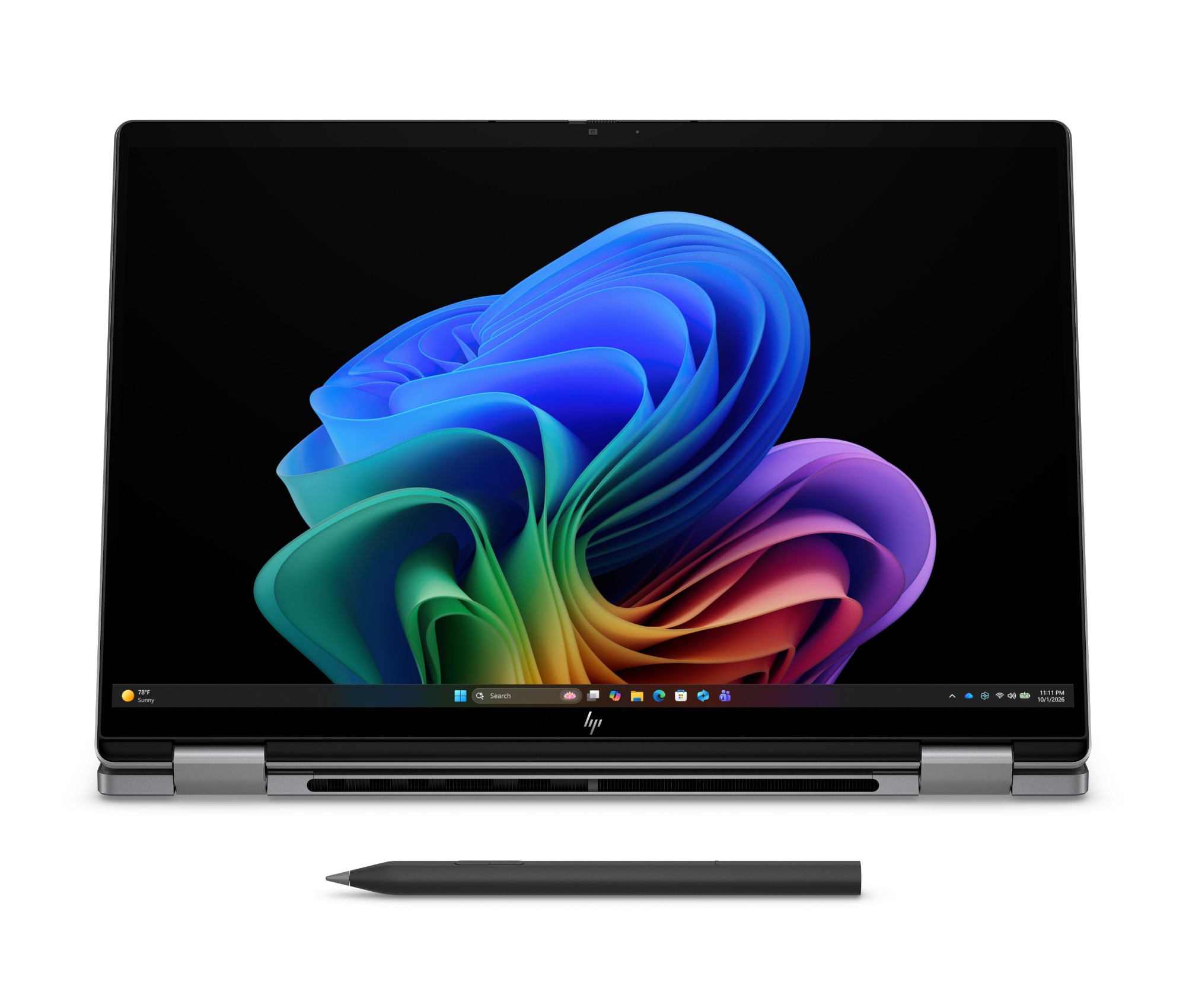 HP DQ9F5EA laptop Copilot+ PC Intel Core Ultra 7 356H 35.6 cm (14") Touchscreen 2K 32 GB LPDDR5x-SDRAM 512 GB SSD Wi-Fi 7 (802.11be) Windows 11 Home Silver