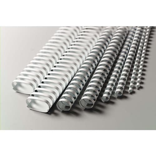 GBC CombBind Binding Combs 12mm White (100)