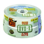 Maxell DVD-R 4.7GB 8x Spindle 25pk 25 pc(s)