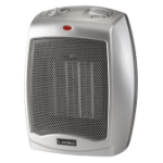 Lasko Ceramic Heater with Adjustable Thermostat Silver