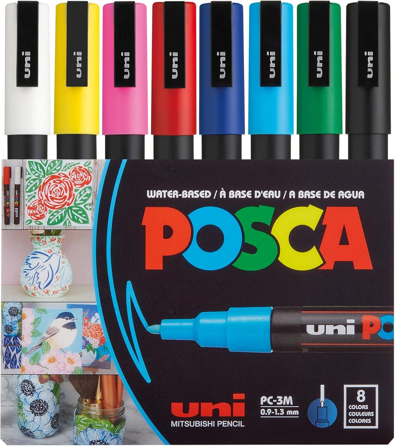 8 Pack Paint Markers 5M Medium Standard Colours thumbnail