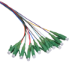 LogiLink Fiber Pigtail Set 12 x LC/APC OS2 (G657.A1), 2m, colored, green connector