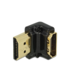 DeLOCK HDMI-A/HDMI-A male, F/M, 90Â° Black