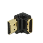 DeLOCK HDMI-A/HDMI-A male, F/M, 90° Black