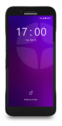 Memor 17 Full Touch PDA, std range 2D Imager w/Green Spot feedback, Camera (13MP), front camera (8MP), Wi-Fi6E+5G, 6GB/64GB, Qualcomm Octa Core, 2,4GHz, Android v13, NFC, PTT, IP 65, IP67, Black Color, includes GMS, battery 4000 mAh safe swap, handst