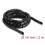 DeLOCK Spiral Hose flexible 2 m x 14 mm black