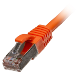 Cablenet CNL 100PK 1M C6a Or SFTP Ls 26AWG SB networking cable Orange Cat6a S/FTP (S-STP)