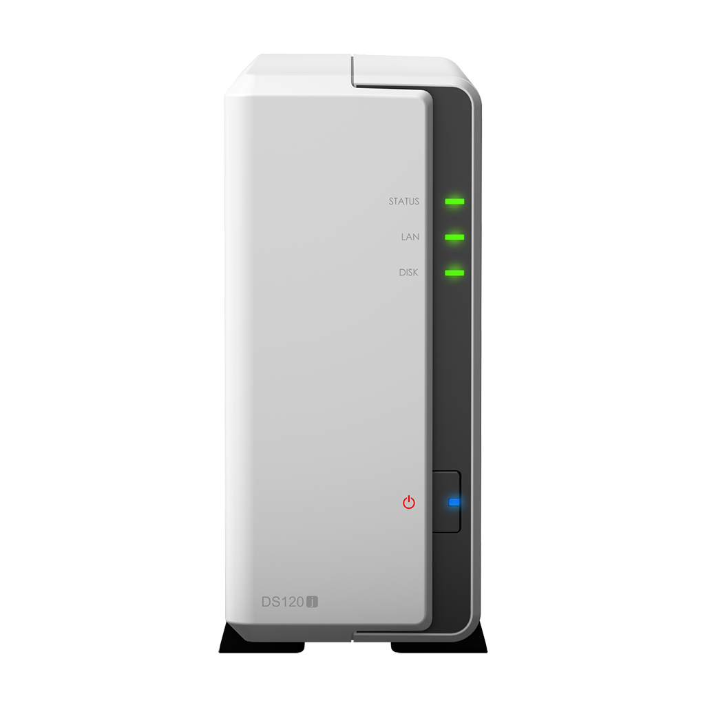 Image of Synology DiskStation DS120j NAS Rack (8U) Ethernet LAN Grey, White...