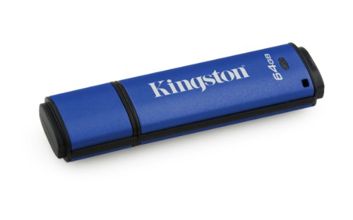 Kingston Technology DataTraveler Vault Privacy 3.0 64GB USB flash drive USB Type-A 3.2 Gen 1 (3.1 Gen 1) Blue
