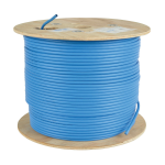 Tripp Lite N020-01K-BL Cat5e 350 MHz Stranded-Core (UTP) PVC Bulk Ethernet Cable - Blue, 1000 ft. (304.8 m), TAA