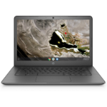 HP Chromebook 14A G5 35.6 cm (14") HD AMD A4 4 GB DDR4-SDRAM 32 GB eMMC Wi-Fi 5 (802.11ac) Chrome OS Grey