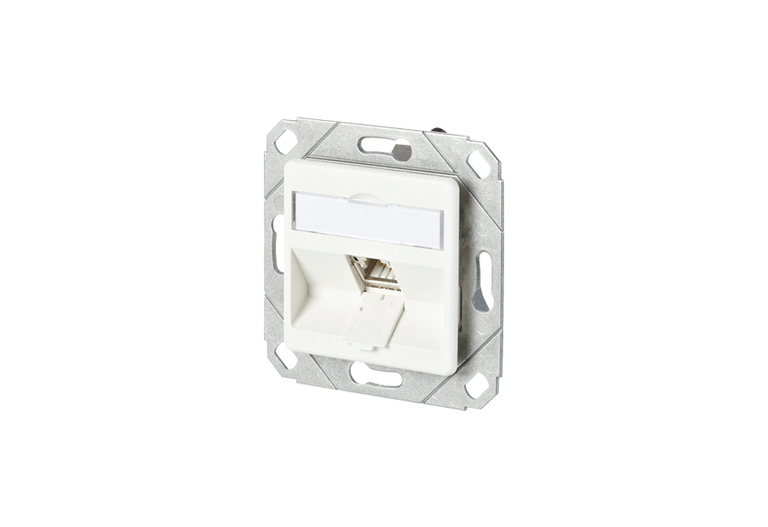 130B11D11102-E socket-outlet RJ-45 White